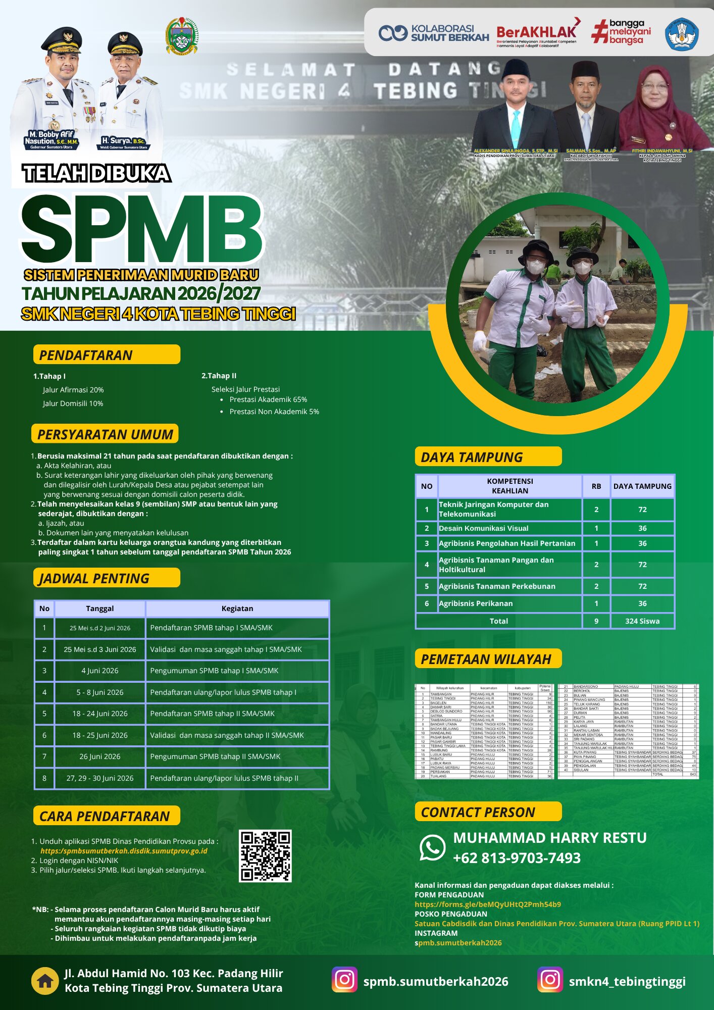 SMKN 4 Tebing Tinggi - Sistem Penerimaan Murid Baru (SPMB) Tahun Ajaran 2026/2027